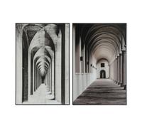 Quadro Home ESPRIT Alluminio Cristallo 80 x 2,5 x 120 cm