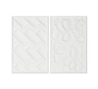 Quadro Home ESPRIT Moderno Con rilievo 58,5 x 4 x 92,5 cm (2 Unità)