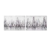 Quadro Home ESPRIT New York Loft 100 x 3 x 70 cm [2 Unità]