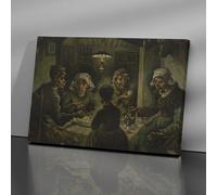 Quadro I Mangiatori di Patate di Van Gogh |Q1117| Riproduzione stampata su tela