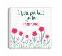 Quadro in tela il fiore più bello sei tu mamma