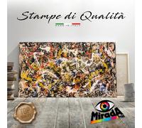 QUADRO Jackson Pollock, Convergence 1952 STAMPA Fine Art CANVAS astratto macchie