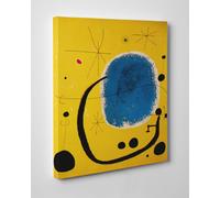 Quadro Joan Mirò L'Oro dell'Azzurro Stampa su Tela Canvas Vernice Pennellate