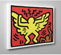 Quadro Keith HARING Pop Shop Angelo Stampa su Tela Vernice Pennellate
