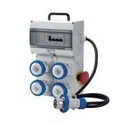 Quadro Key Box Asc con Pulsante di Emergenza 4 Prese Industriali IP67
