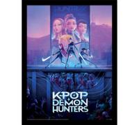 Quadro kpop demon hunters art - poster artistico