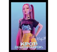 Quadro kpop demon hunters mira - stampa originale