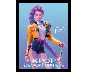 Quadro kpop demon hunters rumi - arte esclusiva