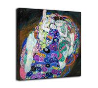 Quadro La vergine - Gustav Klimt - stampa su tela canvas con o senza telaio (QUADRO CON TELAIO IN LEGNO, CM 110X105)