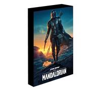 Quadro LED luminoso 30x40 cm Mandalorian
