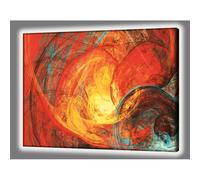 Quadro LUMINOSO INFORMALE ROSSO GL4498 PINTDECOR