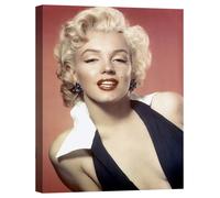 quadro marilyn monroe Stampa su tela Canvas effetto dipinto