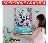 Quadro Marilyn Monroe stampa su tela canvas quadri moderni manson