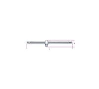 Beta quadro maschio con spina scorrevole 3/4 art. 928/42 mm. 450 - Beta
