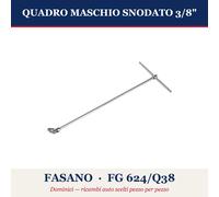 QUADRO MASCHIO SNODATO 3/8" FASANO FG 624/Q38