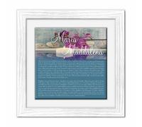 Quadro mattonella Ceramica 29x29 cm significato del nome Maria Maddalena