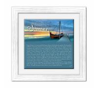 Quadro mattonella Ceramica Modern 29x29 cm con significato del nome Simone