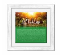 Quadro mattonella Ceramica Modern 29x29 cm con significato del nome Stefano