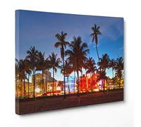 Quadro Miami Beach - Everglades Fort Lauderdale - USA America Florida Natura Paesaggio Panorama Moderno su Tela Canvas - 30x40cm - Senza Cornice - (cod.5755)