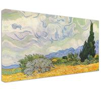 Quadro Moderno Arredamento Van Gogh Grano Cipresso Arredo Casa Arte Stampa Tela