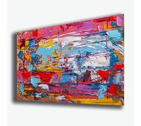Quadro moderno Arte Astratta moderna POLLOCK Style STAMPA SU TELA canvas Quadri Moderni Cucina Salotto Soggiorno Camera da letto printerland.it (50x70 cm)