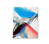 Quadro moderno astratto con piume di speranza colorato su tela, stampe e poster da parete per soggiorno, decorazione della casa, 60 x 80 cm, 2 senza cornice