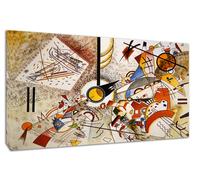 Quadro moderno astratto Kandinsky Acquerella1 Arredo Arte Stampa tela Intelaiato