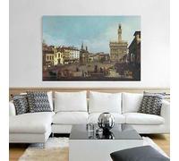 QUADRO MODERNO BELLOTTO PIAZZA DELLA SIGNORIA 100X150CM