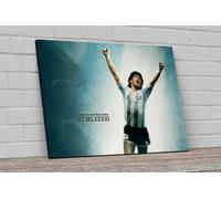 Quadro moderno con Stampa tela HD DIEGO ARMANDO MARADONA calcio pibe de oro