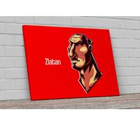 Quadro moderno con Stampa tela Zlatan Ibrahimovic AC Milan Milano Serie A