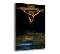 Quadro moderno DALI' Dalì Cristo Crocifissione RIPRODUZIONE STAMPA SU TELA Quadri Moderni Moderno Astratto Arte Cucina Soggiorno Camera da letto printerland.it (40x70)