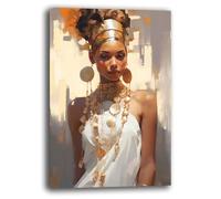 Quadro Moderno Donna Quadri moderni soggiorno da Parete XXL grande Stampa su tela Canvas Decorazione Murale muro Arredo Camera da letto Cucina (10, 70x100 cm)