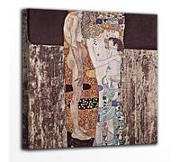 Quadro Moderno Famoso Gustav Klimt |Q790| Stampa su tela Le Tre Età della Donna
