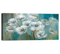Quadro moderno fiori floreale Stampa su tela Canvas effetto dipinto