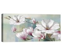 Quadro moderno fiori floreale Stampa su tela Canvas effetto dipinto