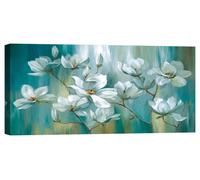 Quadro moderno fiori floreale Stampa su tela Canvas effetto dipinto