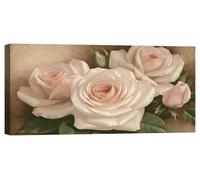 Quadro moderno fiori floreale Stampa su tela Canvas effetto dipinto
