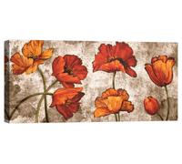 Quadro moderno fiori floreale Stampa su tela Canvas effetto dipinto