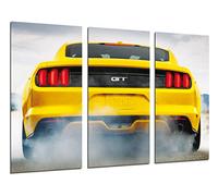 Quadro Moderno Fotografico Auto Sportiva, Ford Mustang V8 GT, 97 x 62 cm, Rif. 27219