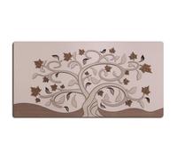 Quadro moderno in legno traforato Autunno 59x119 legni sovrapposti