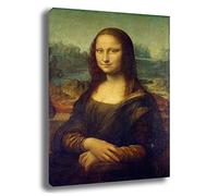 Quadro Moderno LEONARDO da VINCI Quadri moderni da Parete grande Stampa su tela Canvas Decorazione muro Murale pittori arte Soggiorno Arredo Camera da letto Cucina (Leonardo, 50x70 centimetri)