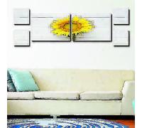 QUADRO MODERNO LUCI ACCESE GRATTACIELI TORRI 70X100CM