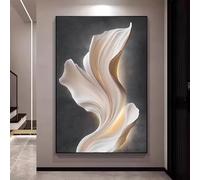 Quadro moderno minimalista con cornice, sculture da parete contemporanee, cornice in lega di alluminio, arte astratta da parete per decorazioni di casa, camera da letto e ufficio(C,70 * 100cm)