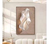 Quadro moderno minimalista con cornice, sculture da parete contemporanee, cornice in lega di alluminio, arte astratta da parete per decorazioni di casa, camera da letto e ufficio(E,80 * 120cm)