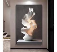 Quadro moderno minimalista con cornice, sculture da parete contemporanee, cornice in lega di alluminio, arte astratta da parete per decorazioni di casa, camera da letto e ufficio(A,40 * 60cm)