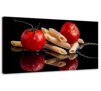 Quadro moderno Pasta Pomodorini Food Dieta Mediterranea Arredo Casa Stampa Tela