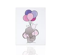 Quadro moderno per bambini Elefante - ideale per la cameretta nascita