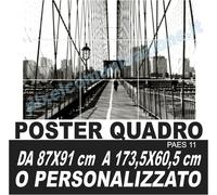 QUADRO MODERNO POSTER ARREDO CASA DESIGN PONTE BRIDGE BROOKLYN GOLDEN GATE