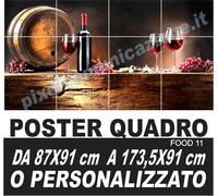 QUADRO MODERNO POSTER ARREDO CASA DRINK VINO RED WINE BAR UVA ENOTECA
