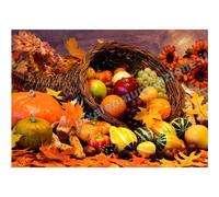 QUADRO MODERNO POSTER ARREDO CASA FOOD FRUIT AUTUMN ZUCCA PUMPKIN